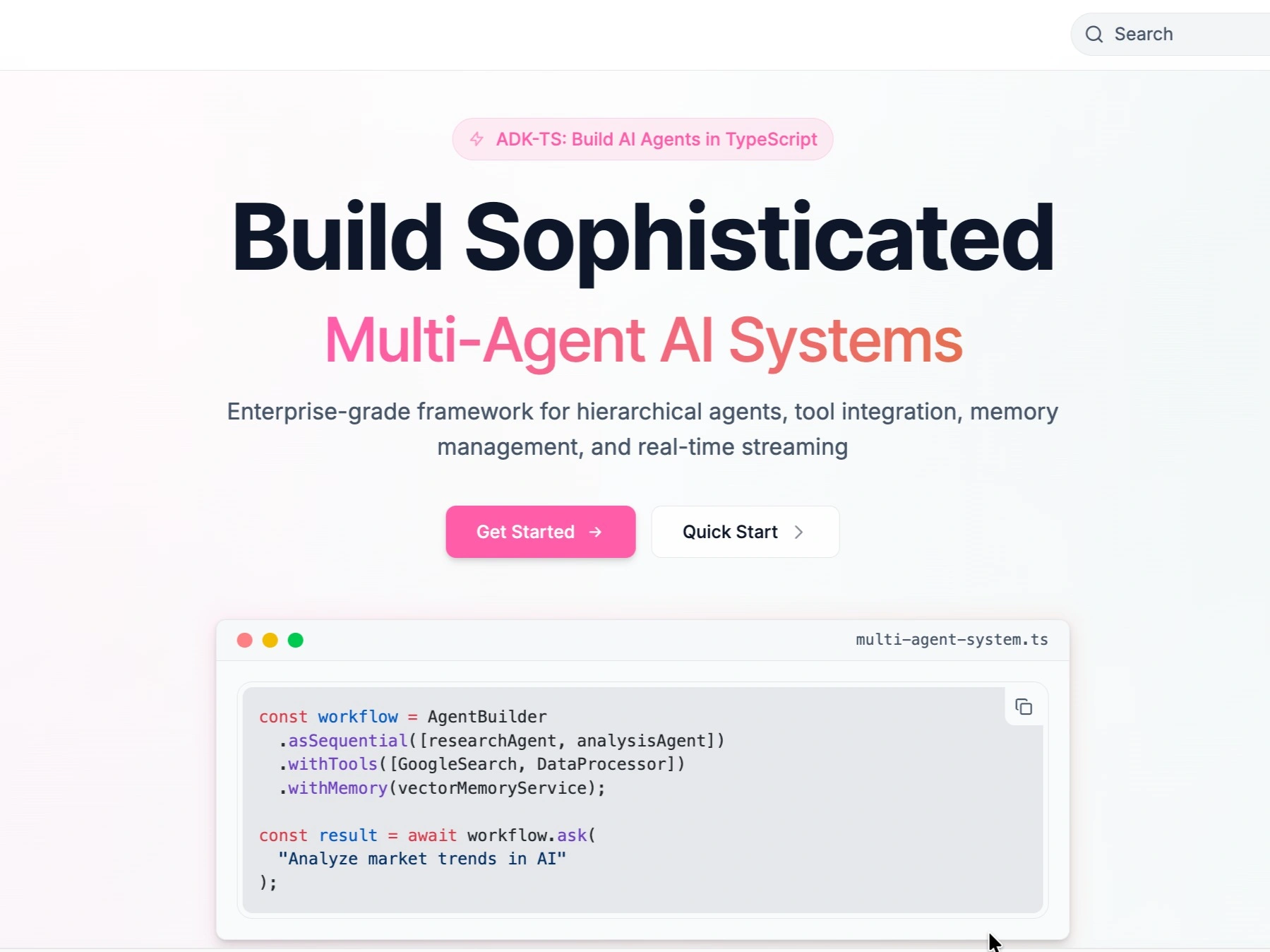 ADK for TypeScript